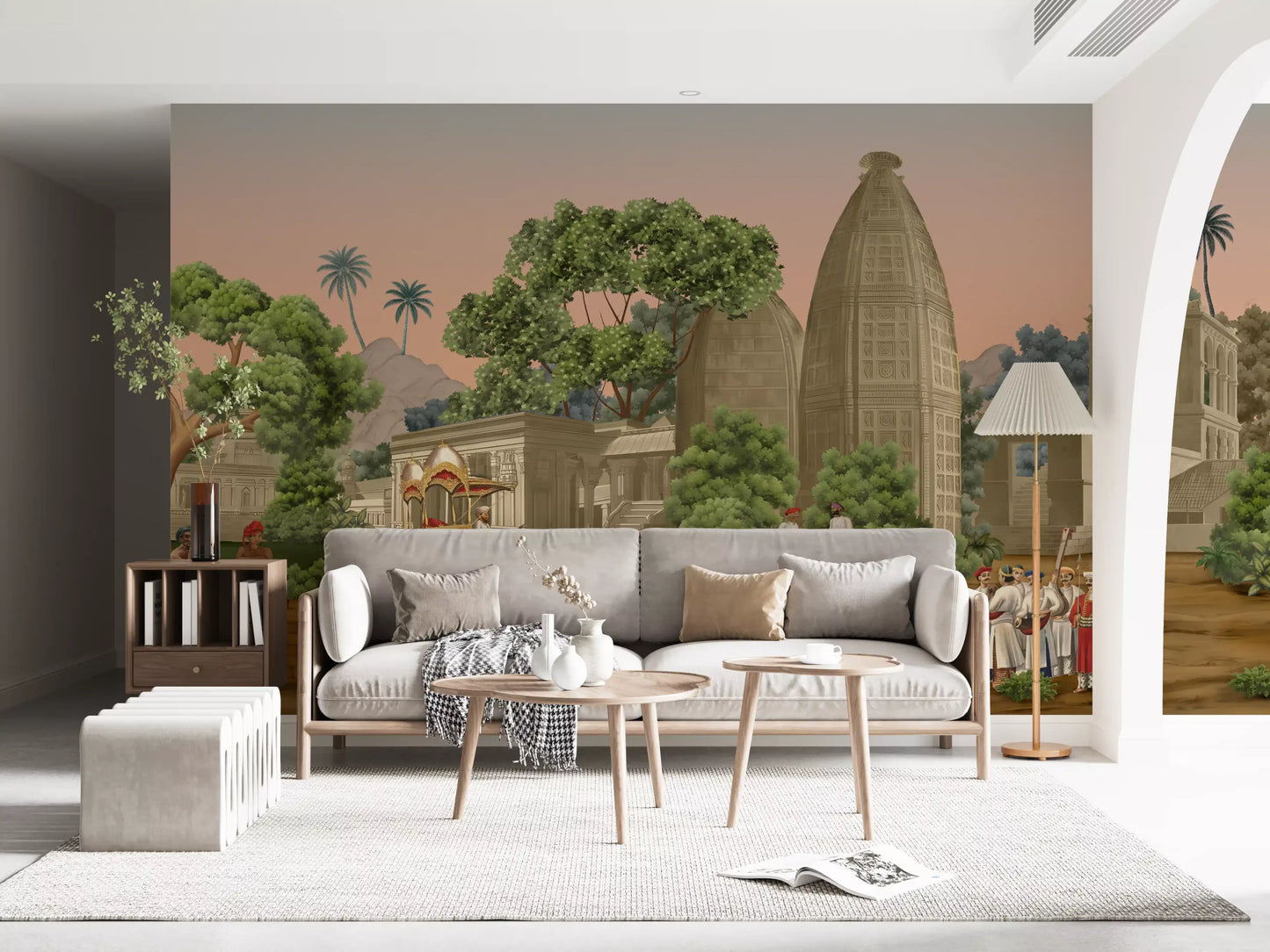 Royal Indian Procession Wall Mural