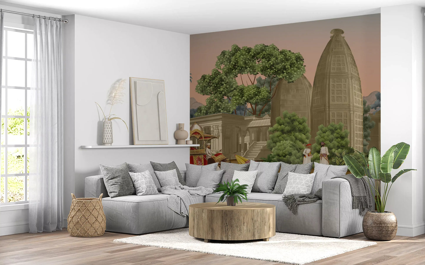 Royal Indian Procession Wall Mural