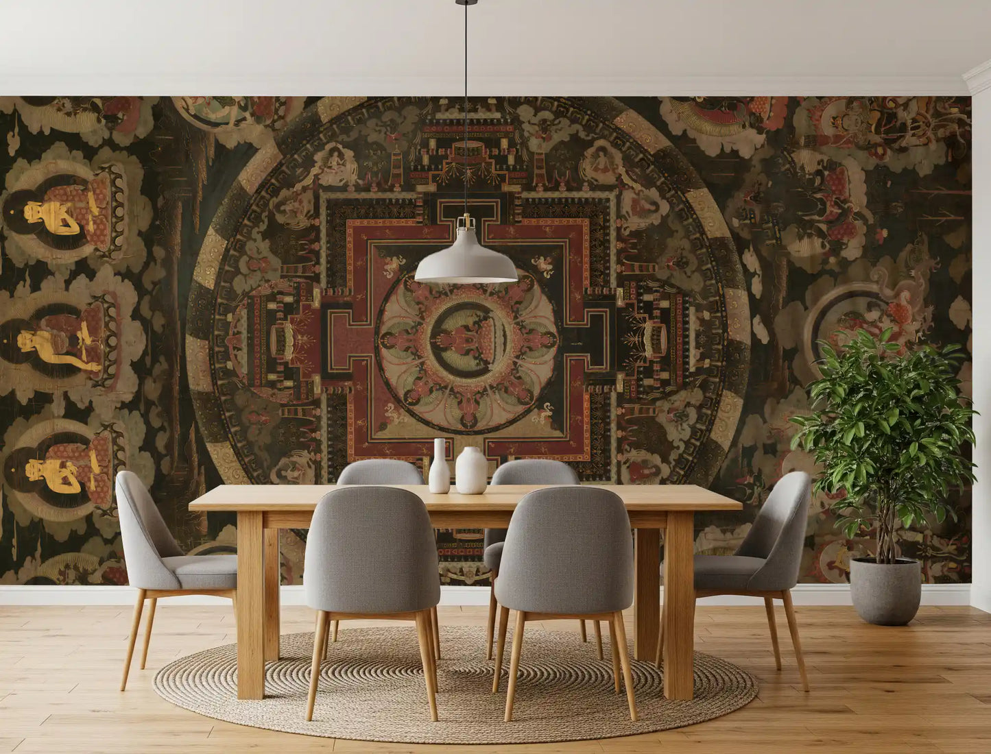 Ancient Cosmic Harmony Wall Mural