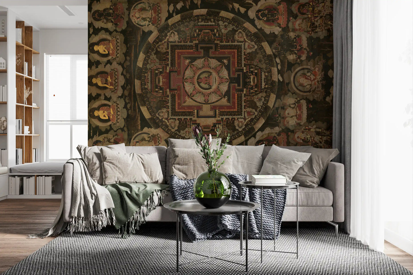 Ancient Cosmic Harmony Wall Mural