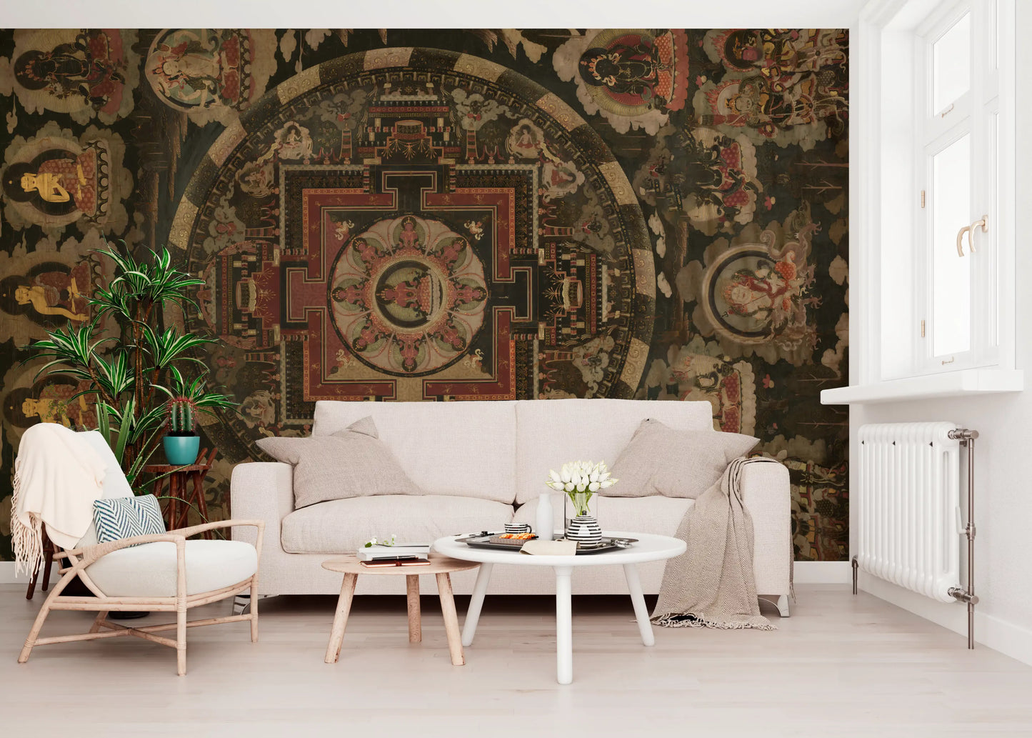 Ancient Cosmic Harmony Wall Mural