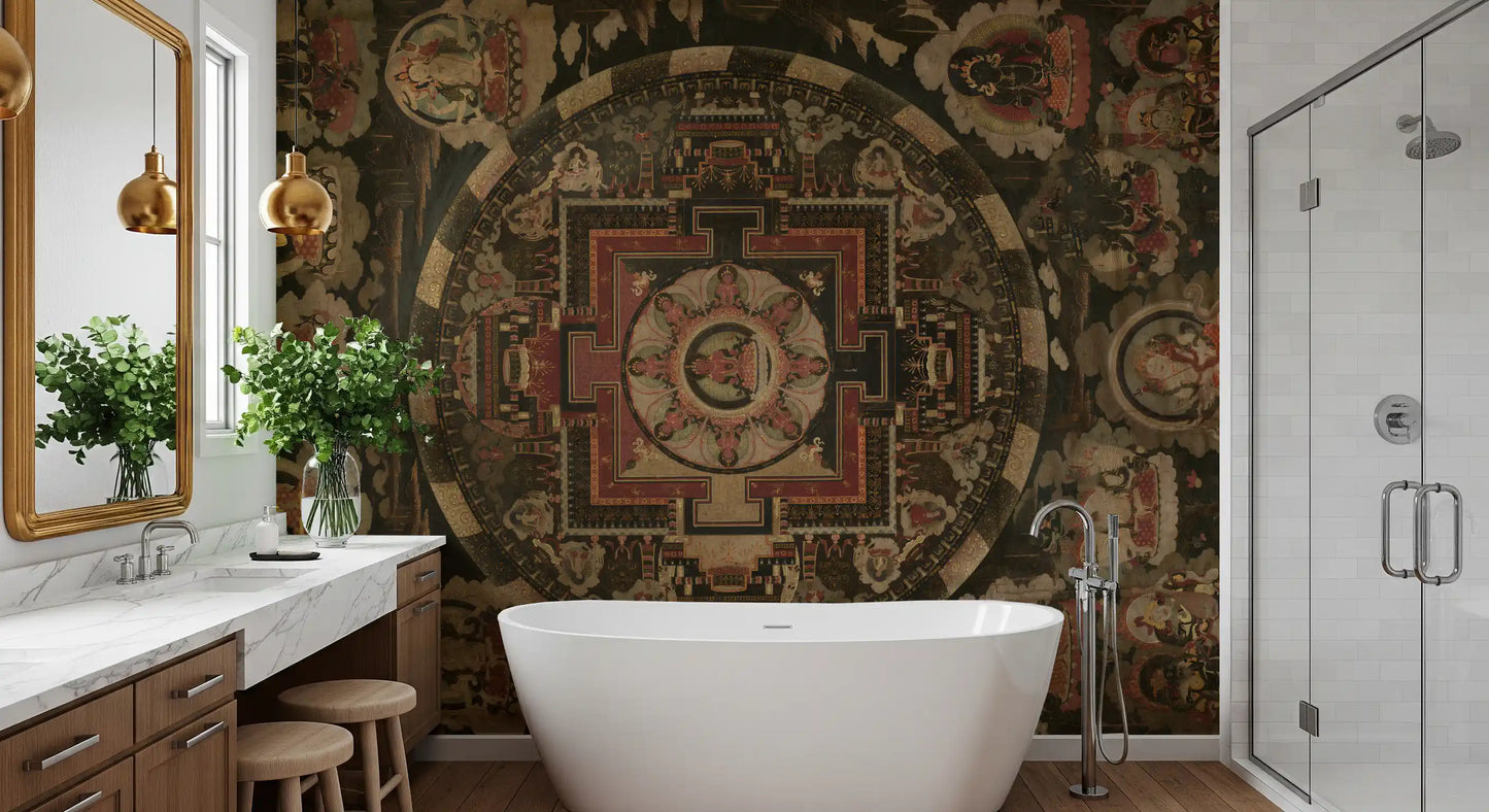 Ancient Cosmic Harmony Wall Mural