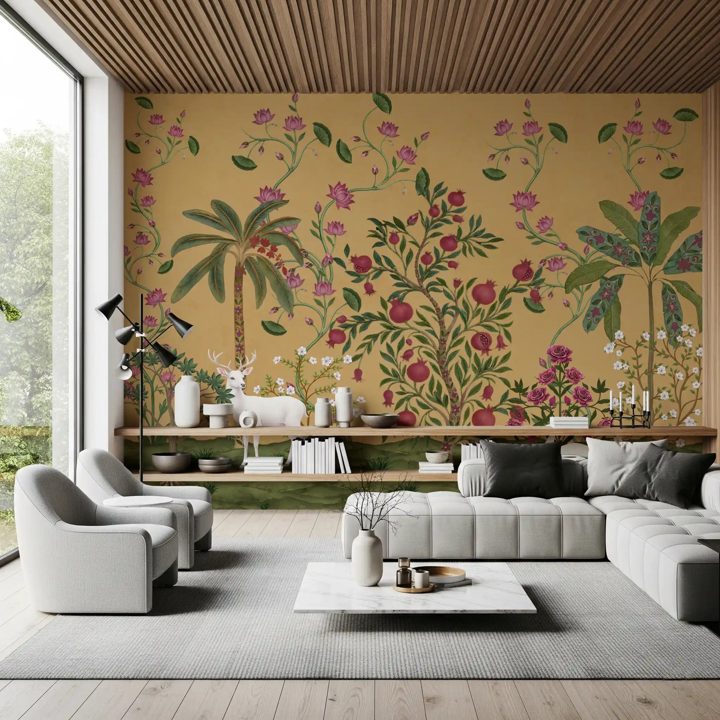 Mughal Garden Serenity Wall Mural
