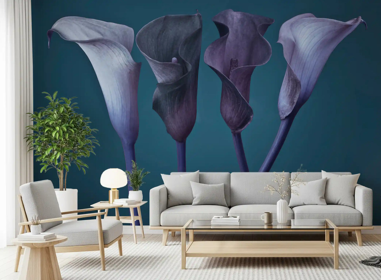 Twilight Petal Dance Wall Mural