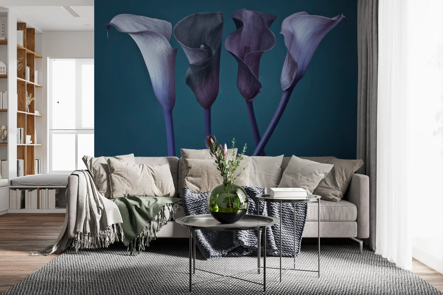 Twilight Petal Dance Wall Mural