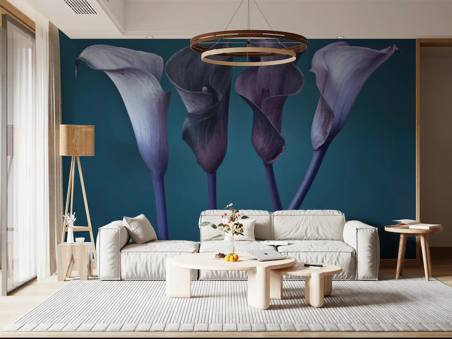 Twilight Petal Dance Wall Mural