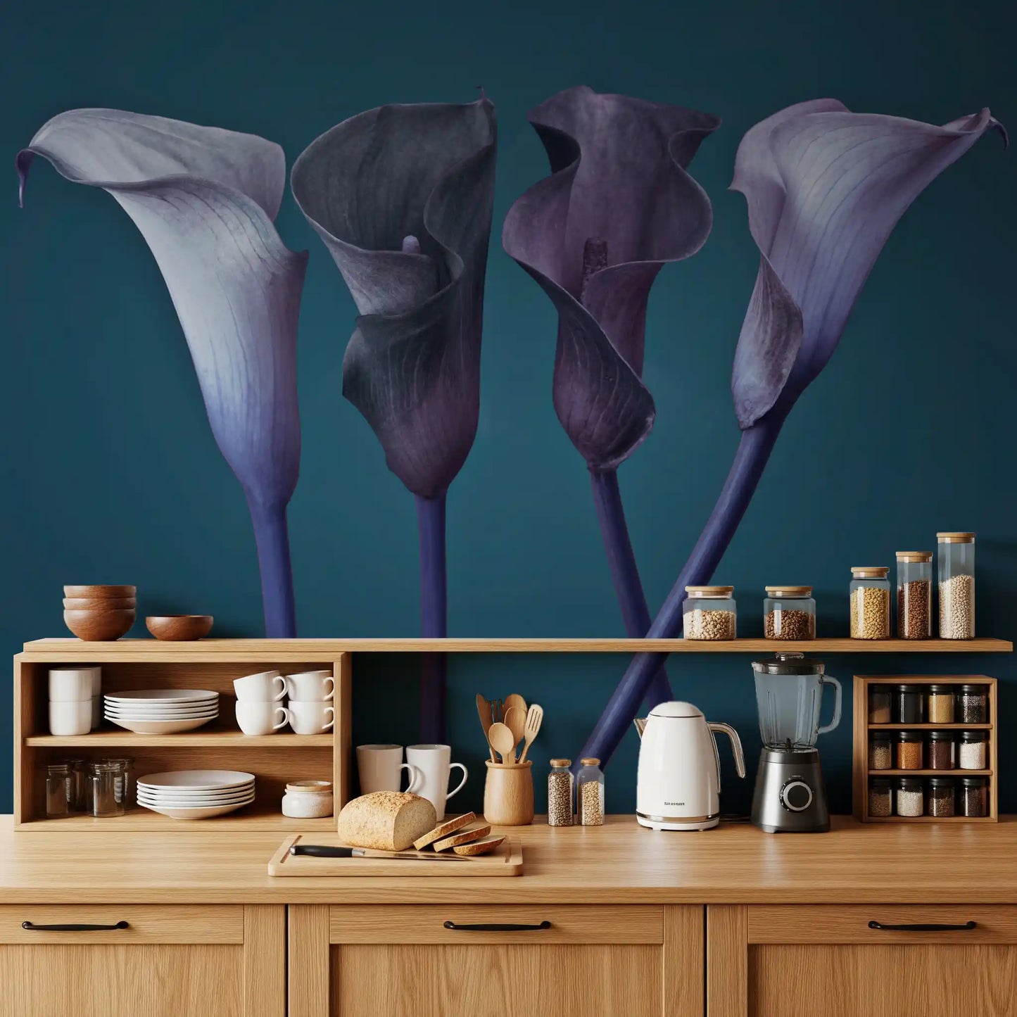 Twilight Petal Dance Wall Mural