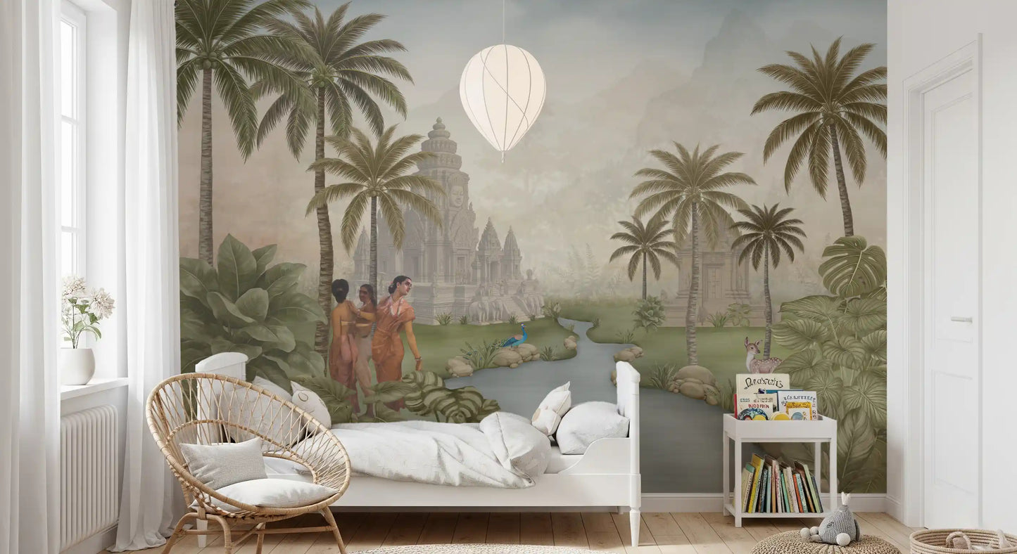 Eastern Serenity Grove Wall Mural