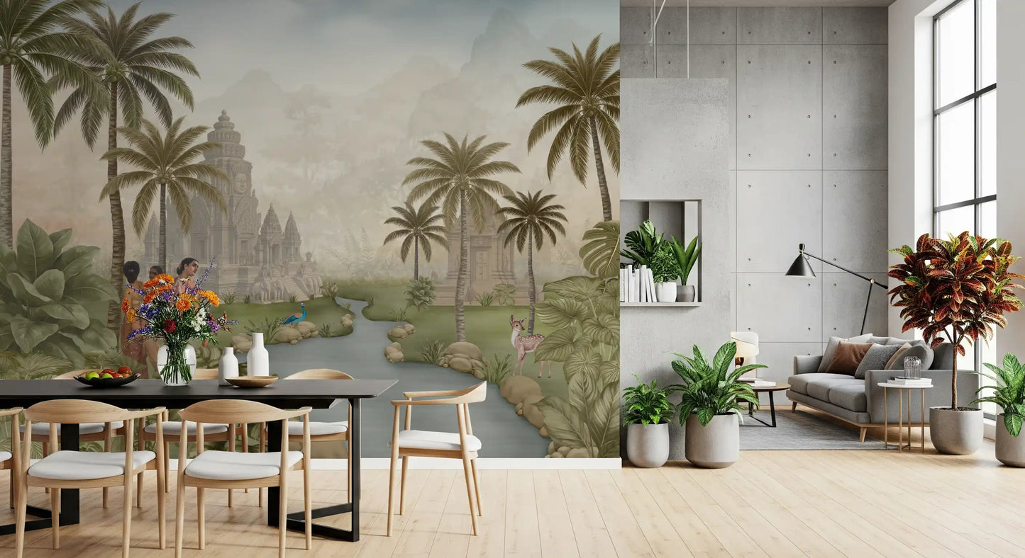 Eastern Serenity Grove Wall Mural
