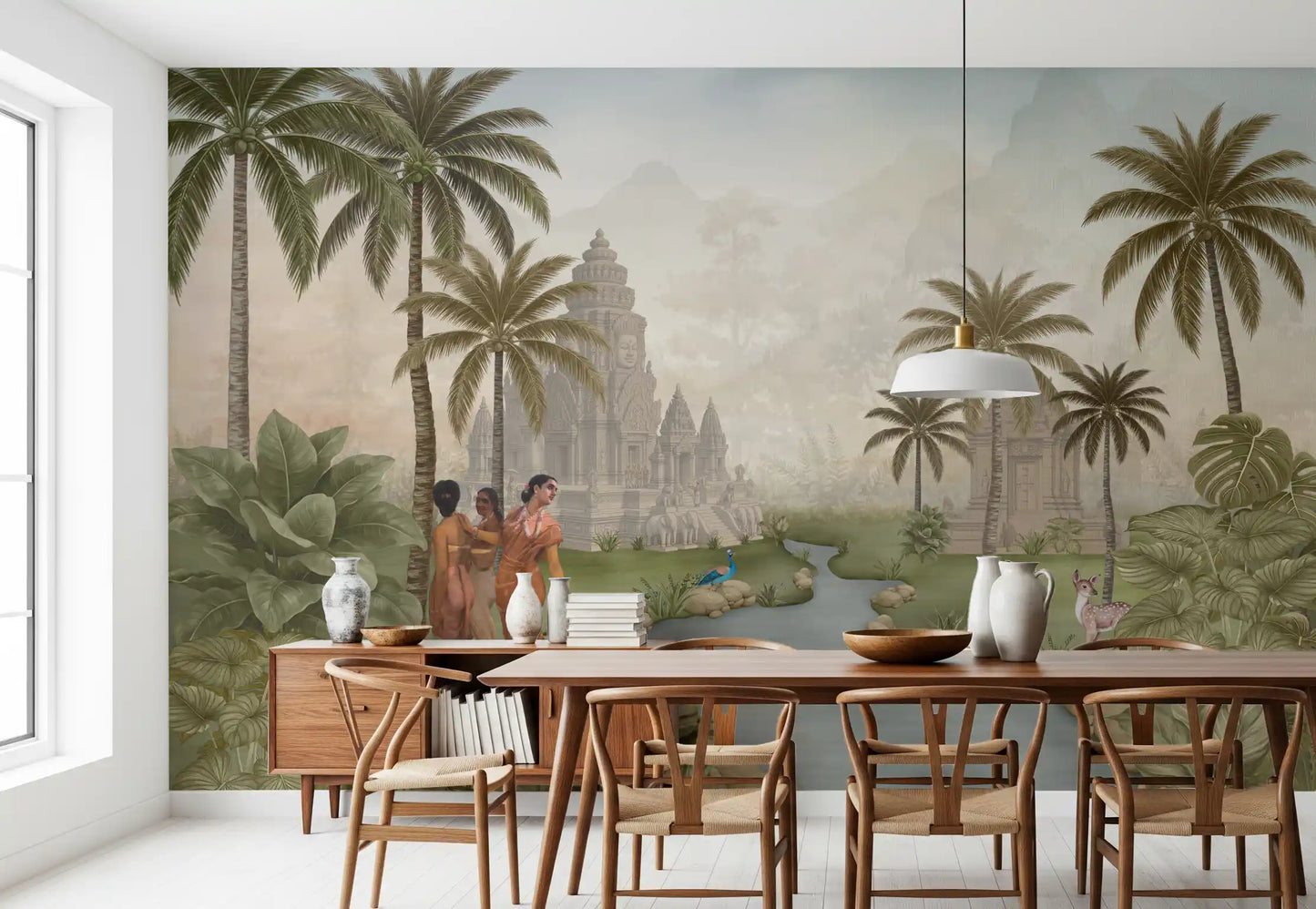 Eastern Serenity Grove Wall Mural