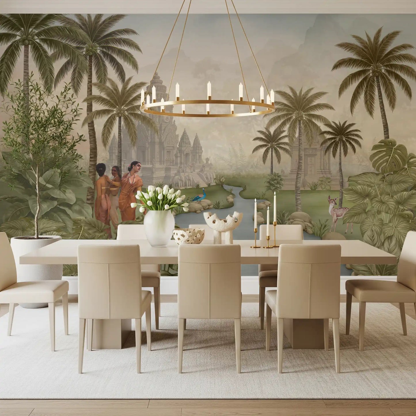 Eastern Serenity Grove Wall Mural