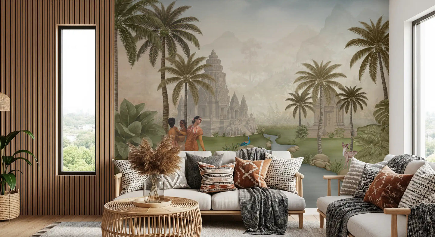 Eastern Serenity Grove Wall Mural