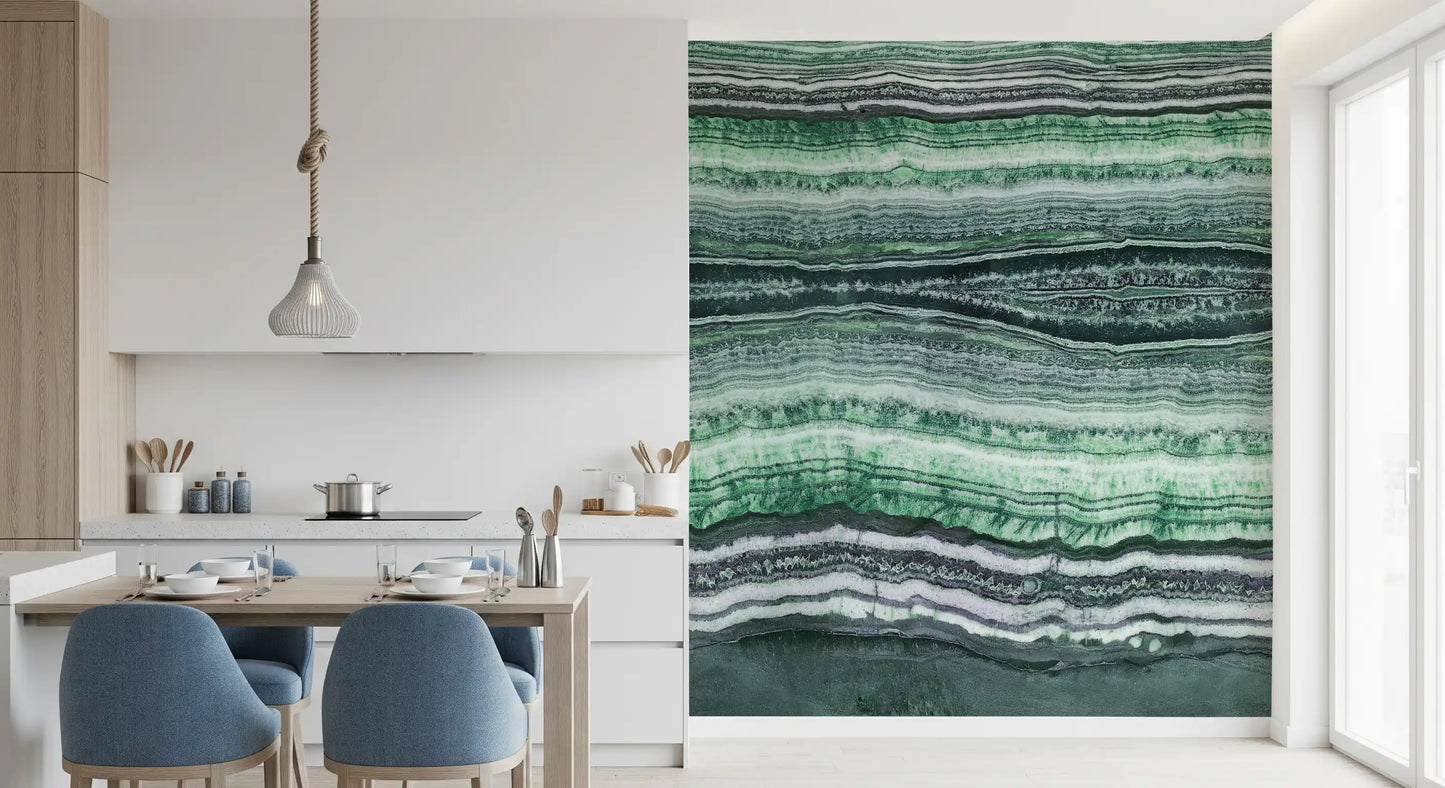 Jade Veins Wall Mural