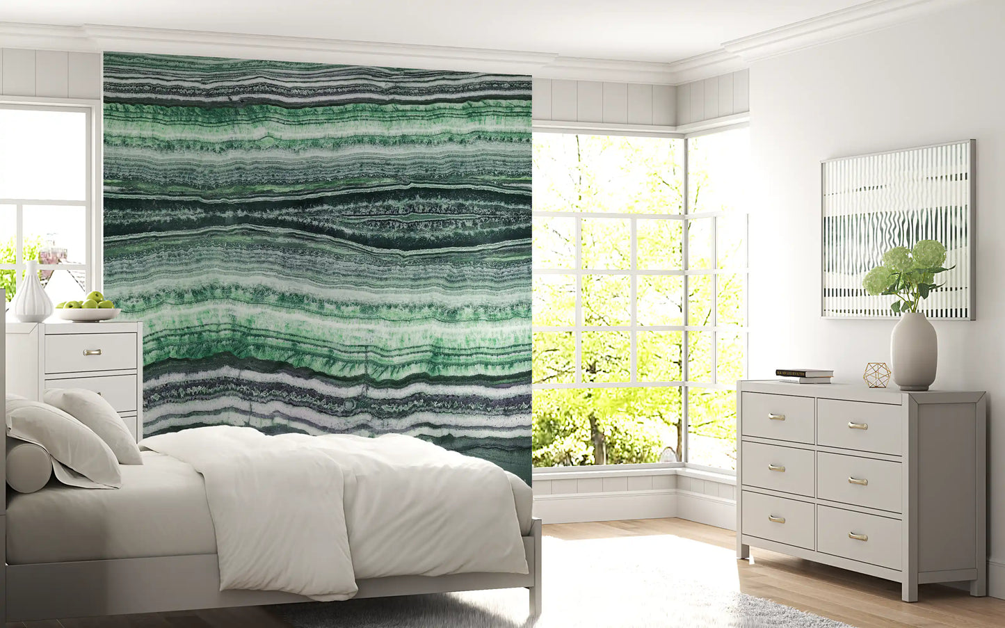 Jade Veins Wall Mural