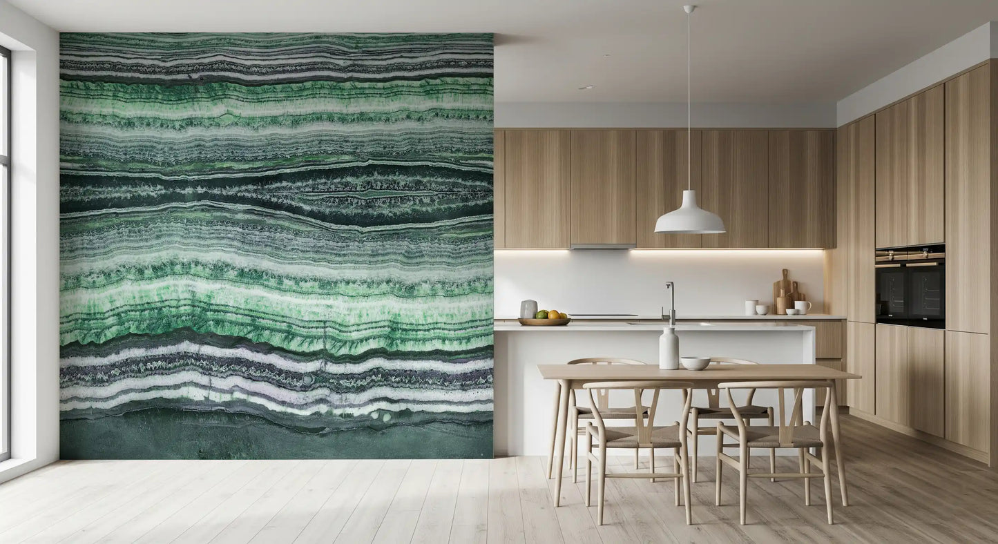 Jade Veins Wall Mural