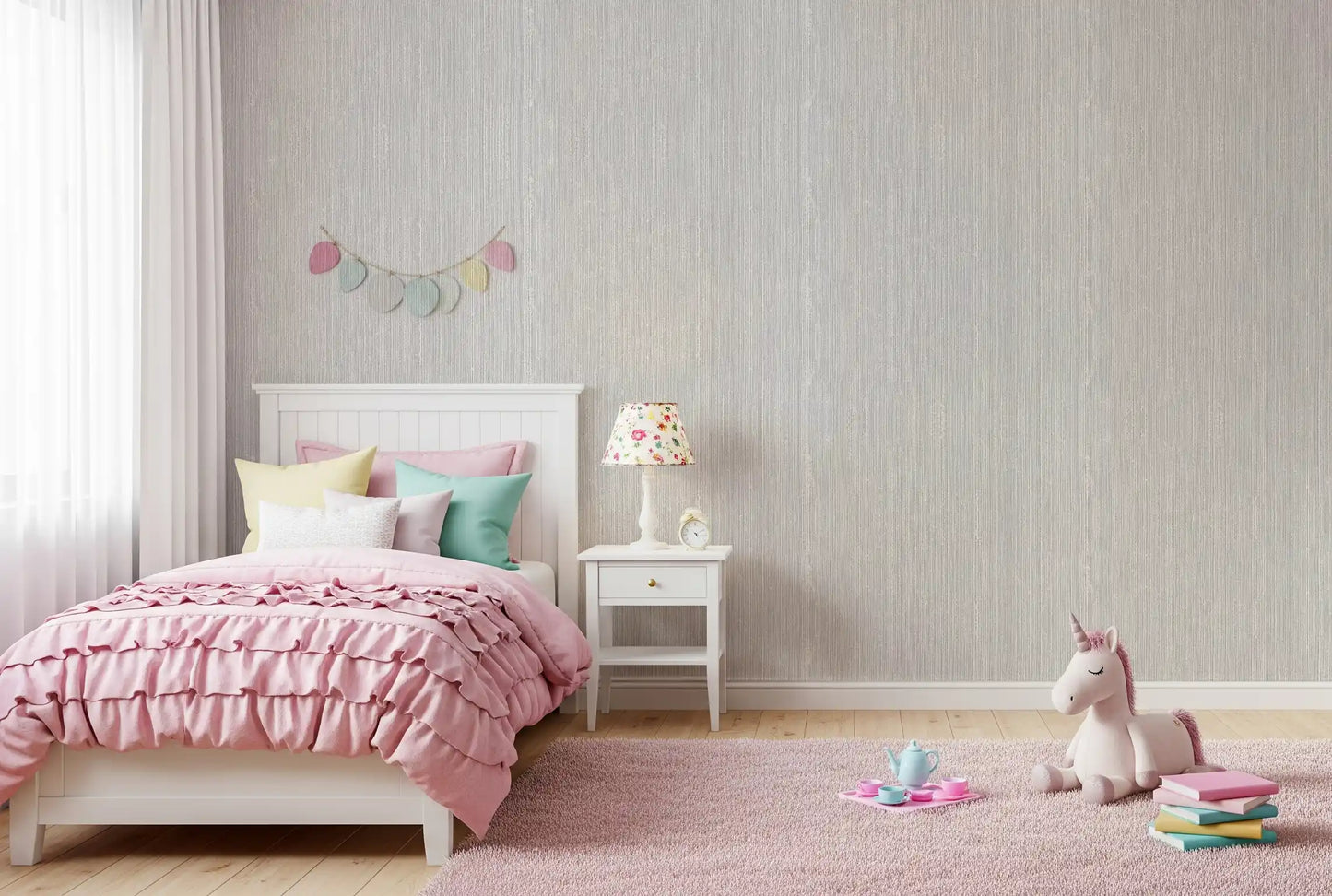 Vertical Linen Serenity Wallpaper⁠