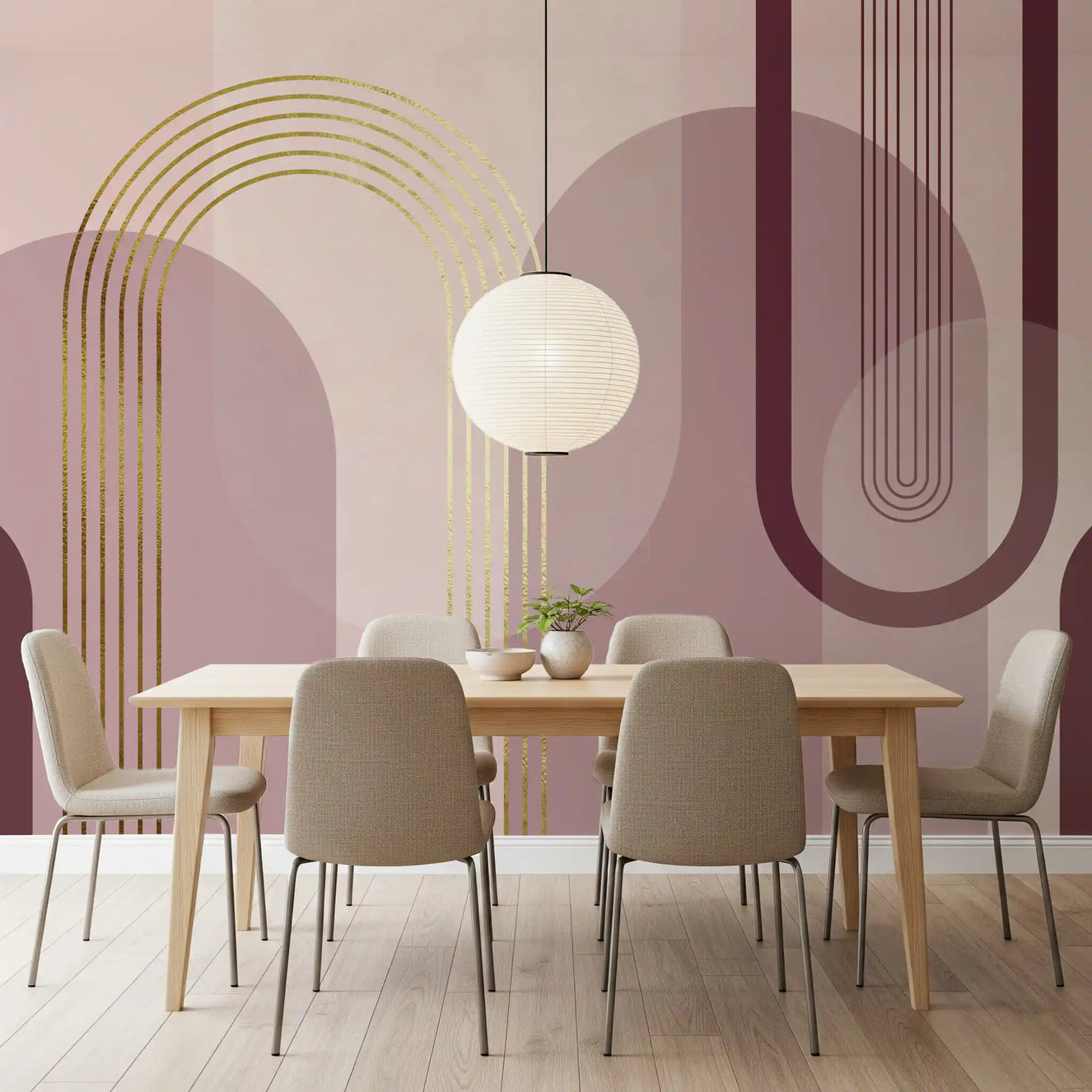 Golden Archway Serenity Wall Mural