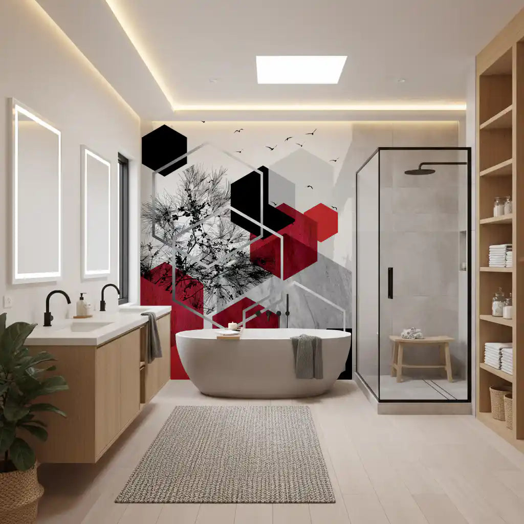 Urban Nature Contrast Wall Mural