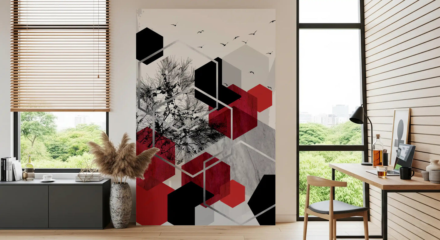 Urban Nature Contrast Wall Mural