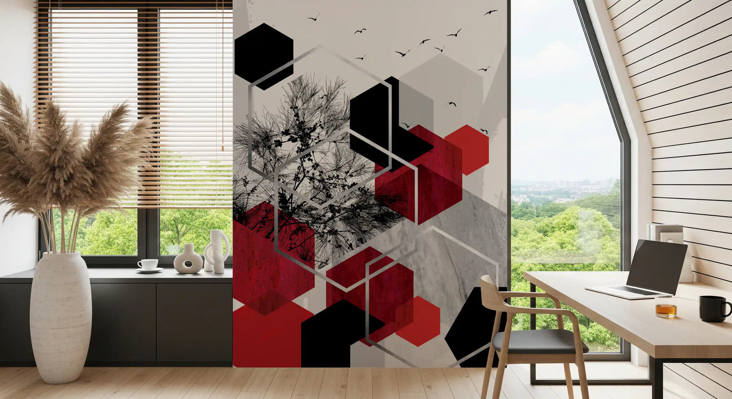 Urban Nature Contrast Wall Mural