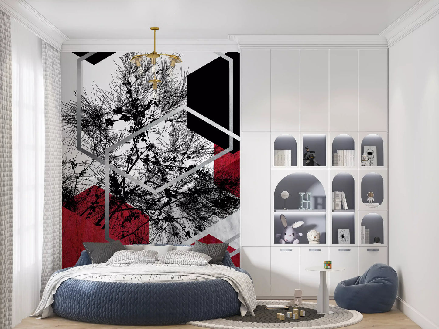 Urban Nature Contrast Wall Mural
