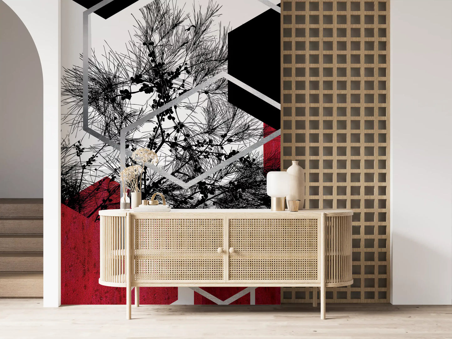Urban Nature Contrast Wall Mural