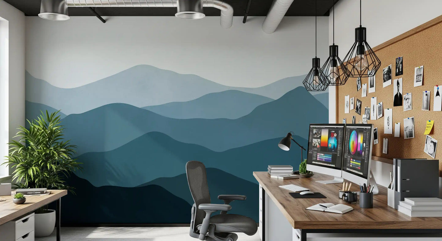 Layered Horizon 2 Wall Mural