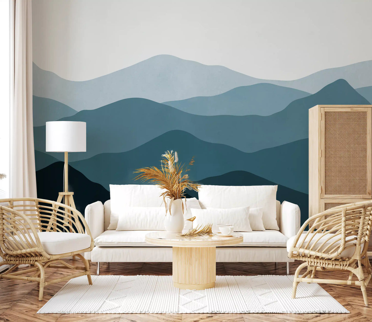 Layered Horizon 2 Wall Mural