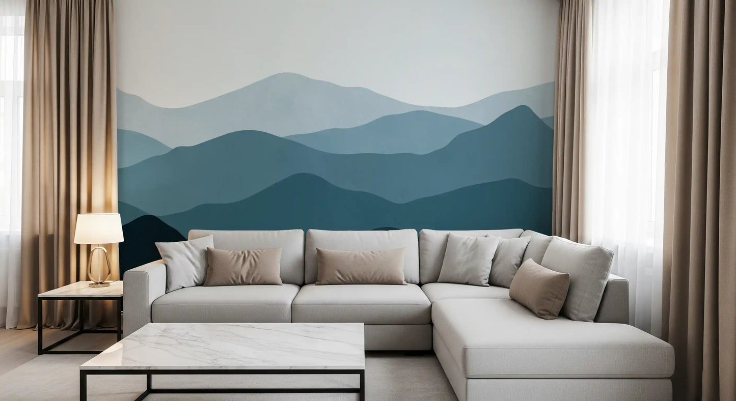 Layered Horizon 2 Wall Mural