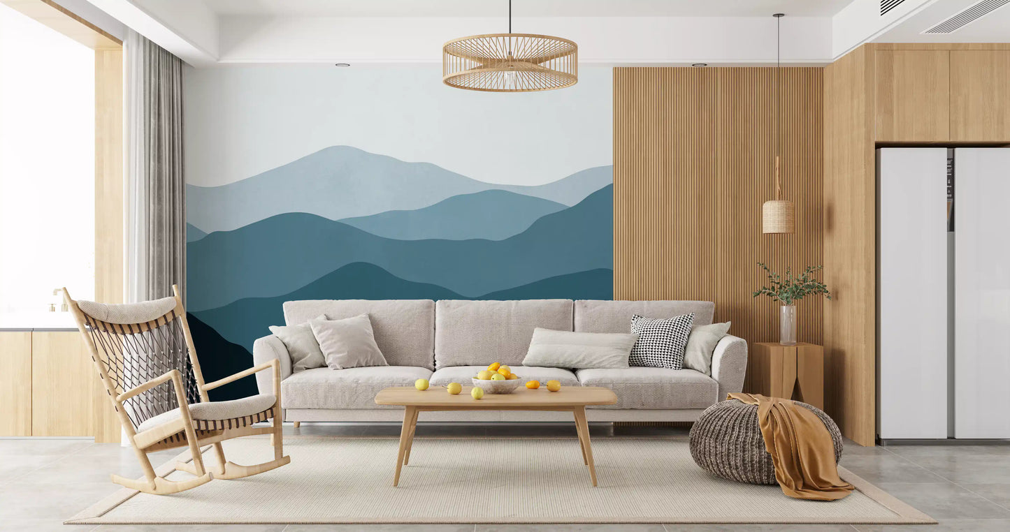 Layered Horizon 2 Wall Mural