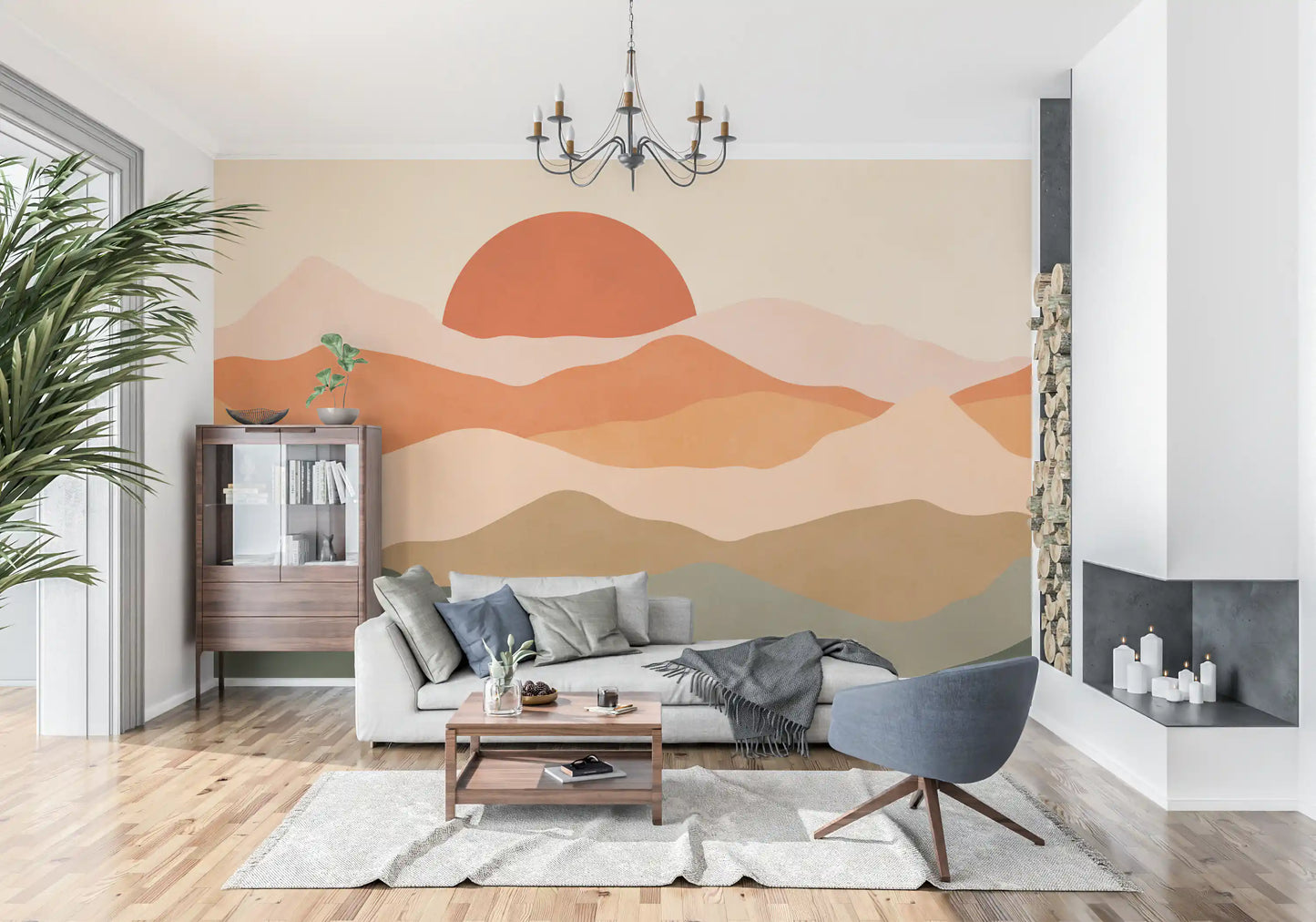 Terra Vista Glow Wall Mural