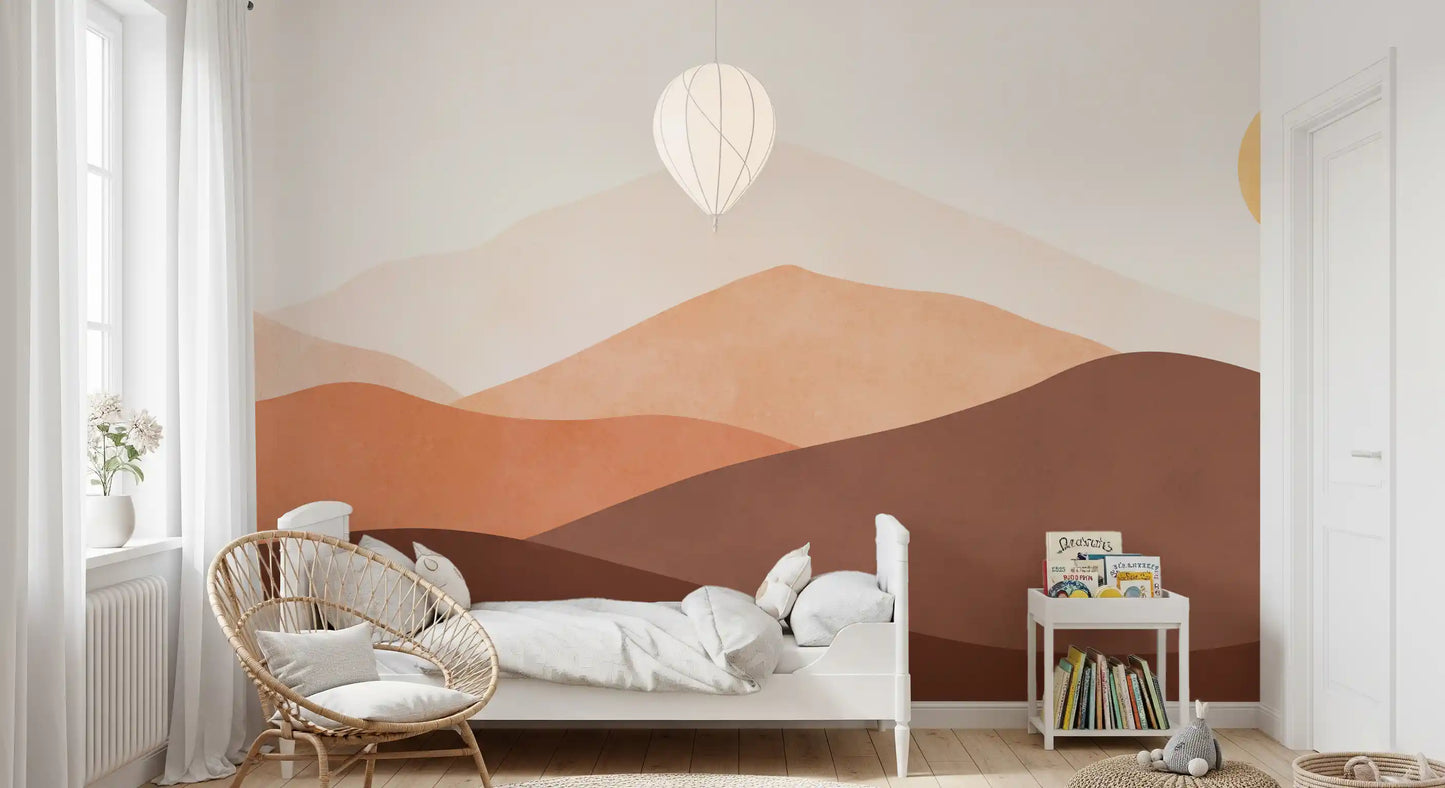 Desert Horizon Hues Wall Mural