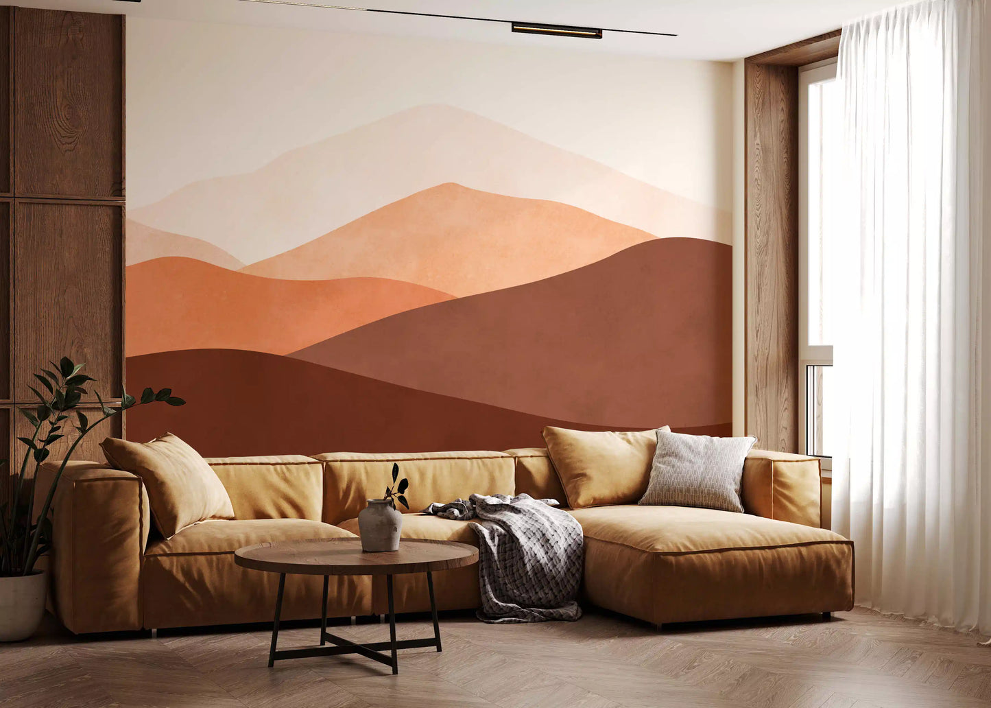 Desert Horizon Hues Wall Mural
