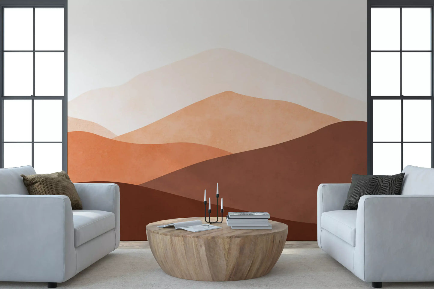 Desert Horizon Hues Wall Mural