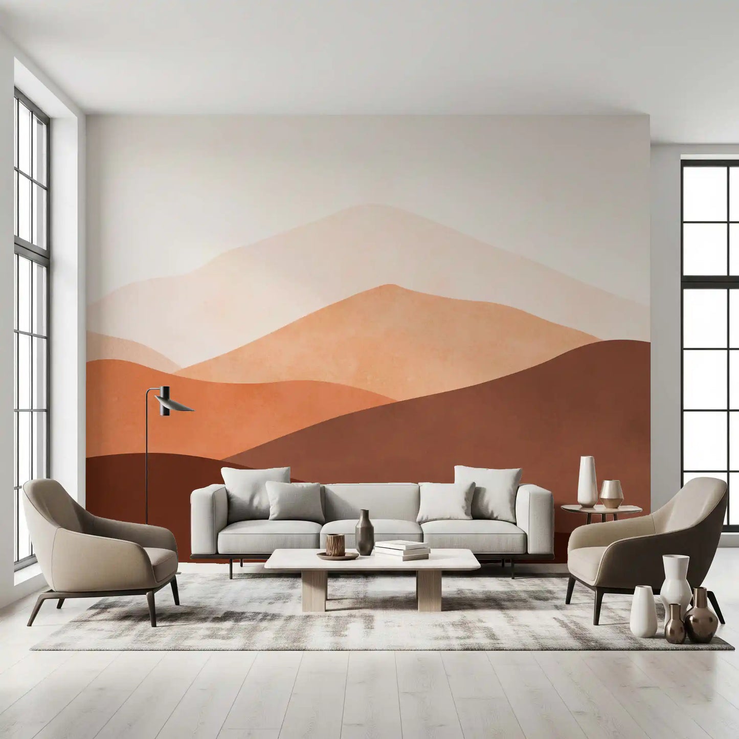 Desert Horizon Hues Wall Mural