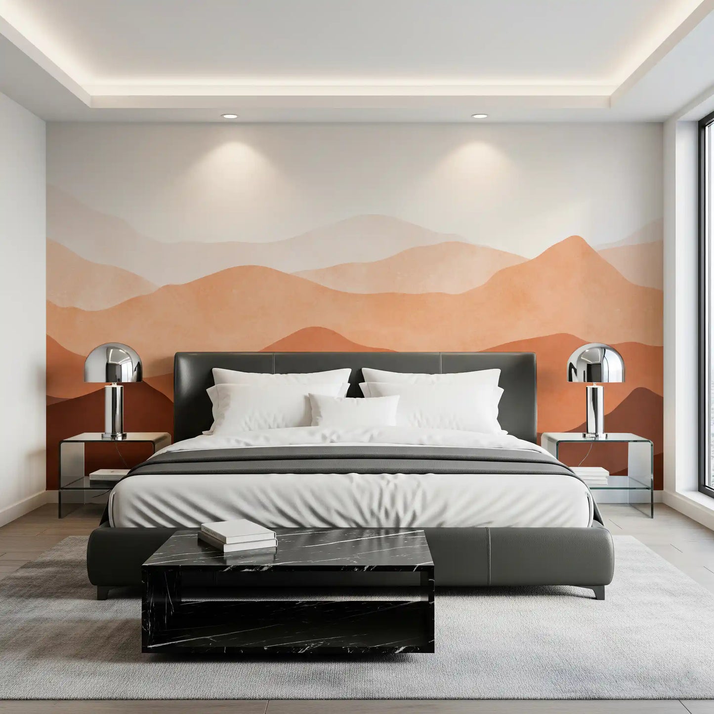 Earthy Ridge Panorama Wall Mural