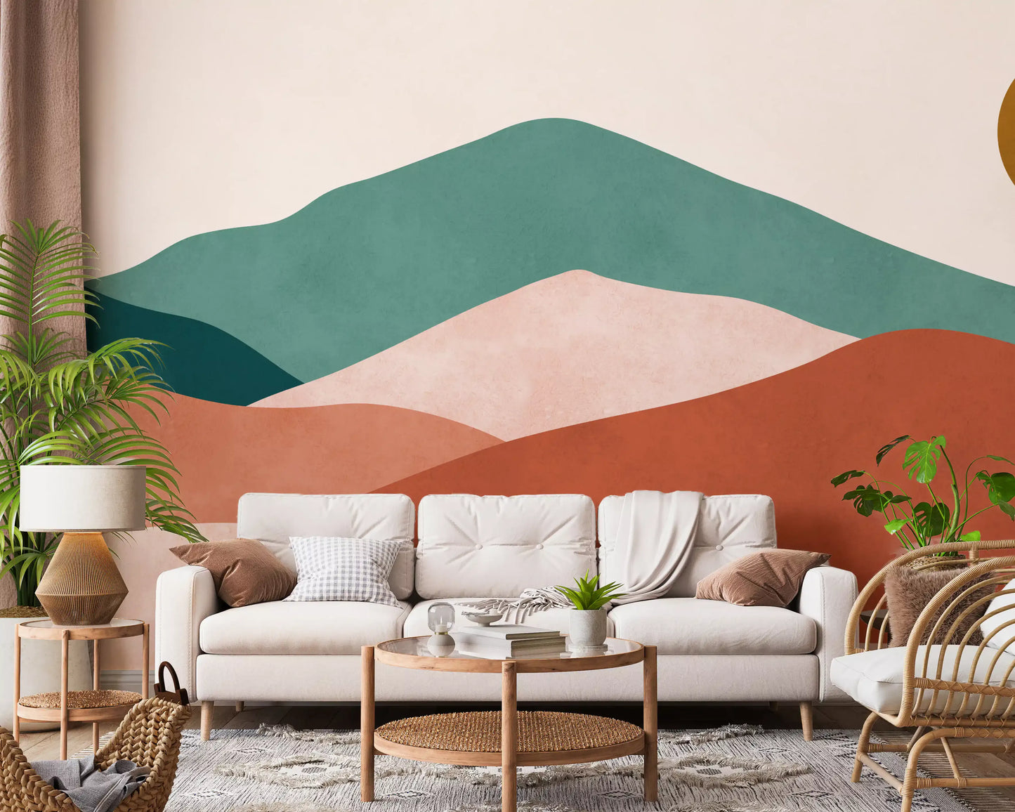 Desert Horizon Layers Wall Mural
