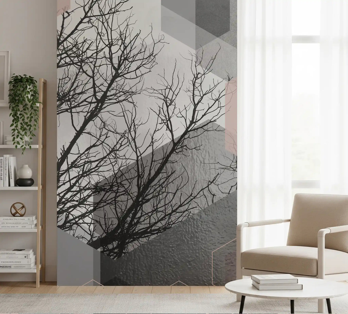 Geometric Serenity Wall Mural