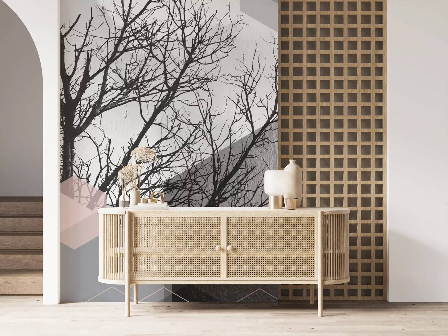 Geometric Serenity Wall Mural