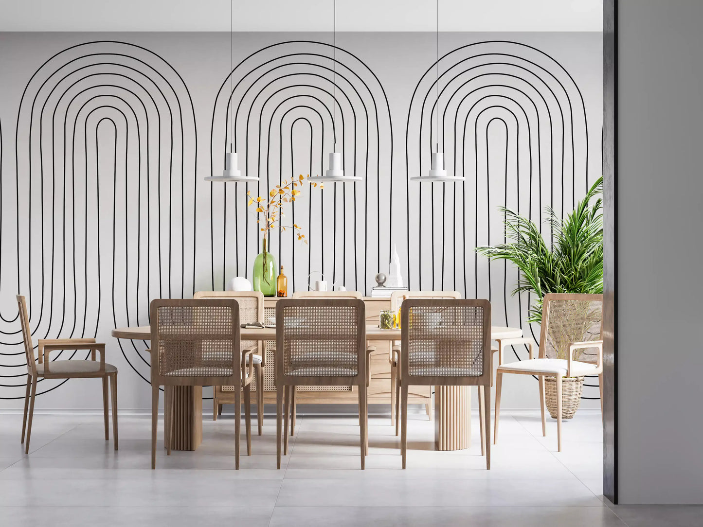 Subtle Arch Rhythm 2 Wall Mural