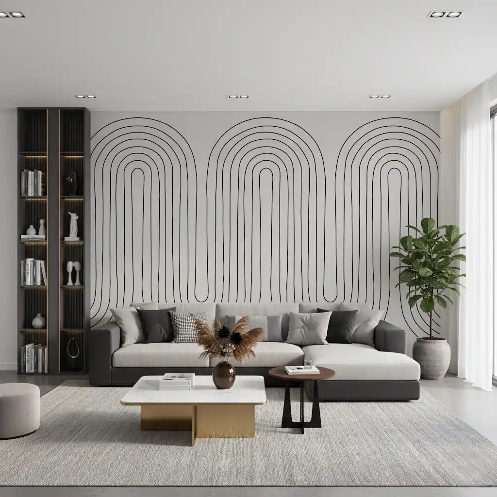 Subtle Arch Rhythm 2 Wall Mural