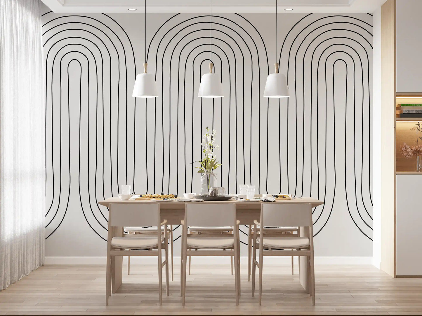 Subtle Arch Rhythm 2 Wall Mural
