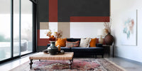 Bold Block Fusion wall mural showing crisp rectangular overlaps and contrast