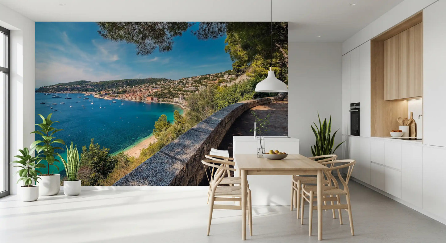 Villefranche-sur-Mer Coastal Escape Wall Mural