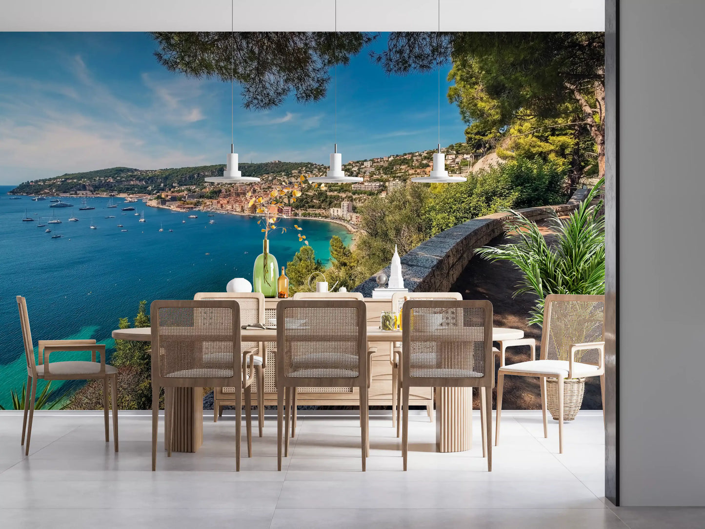 Villefranche-sur-Mer Coastal Escape Wall Mural