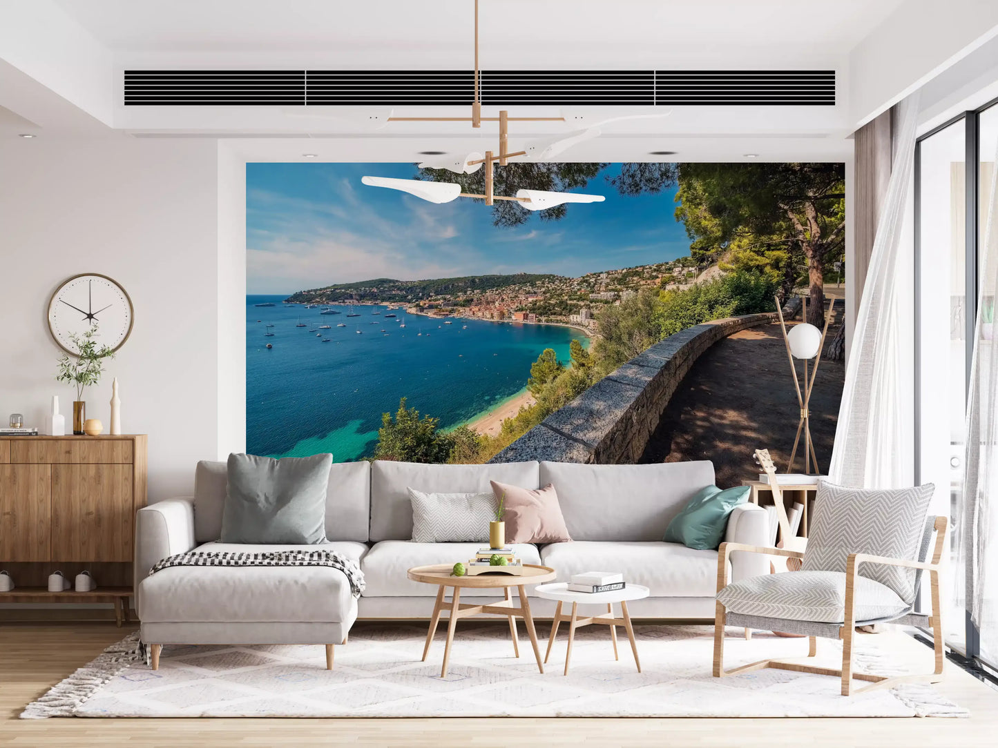 Villefranche-sur-Mer Coastal Escape Wall Mural