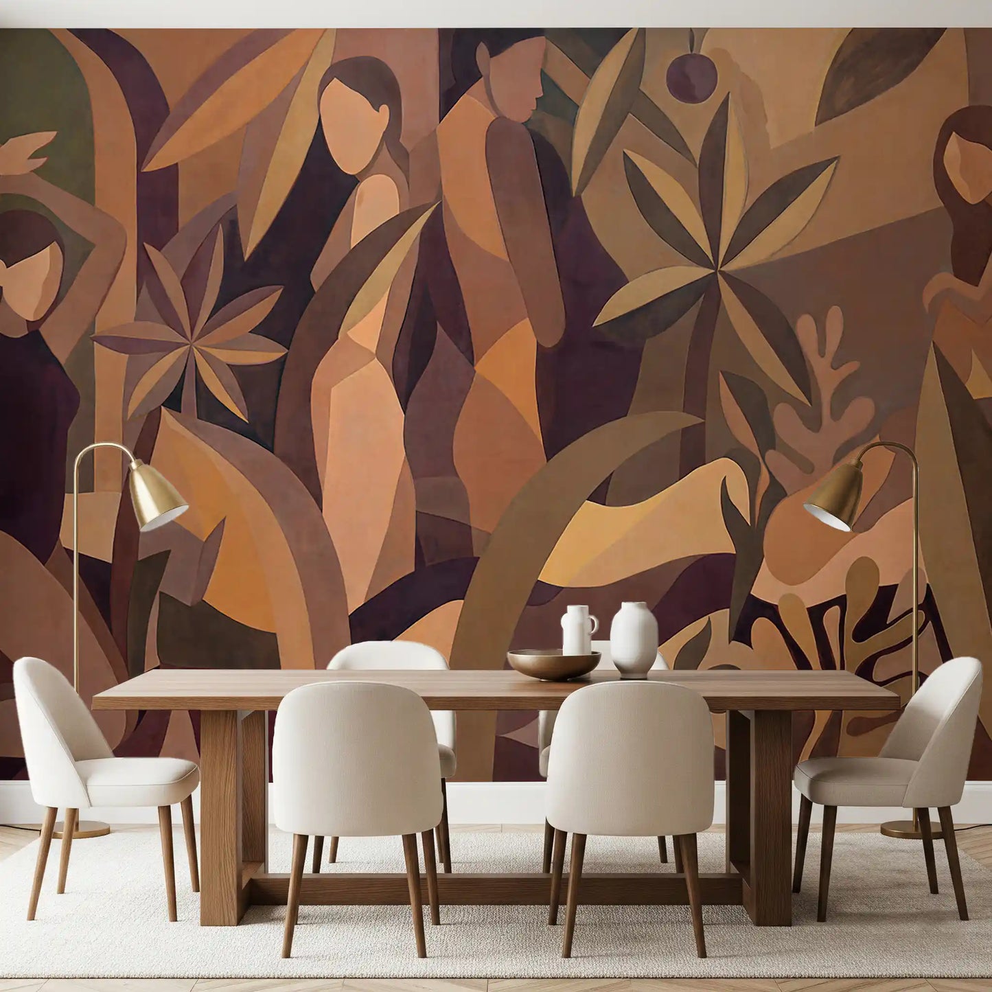 Amber Muse Wall Mural