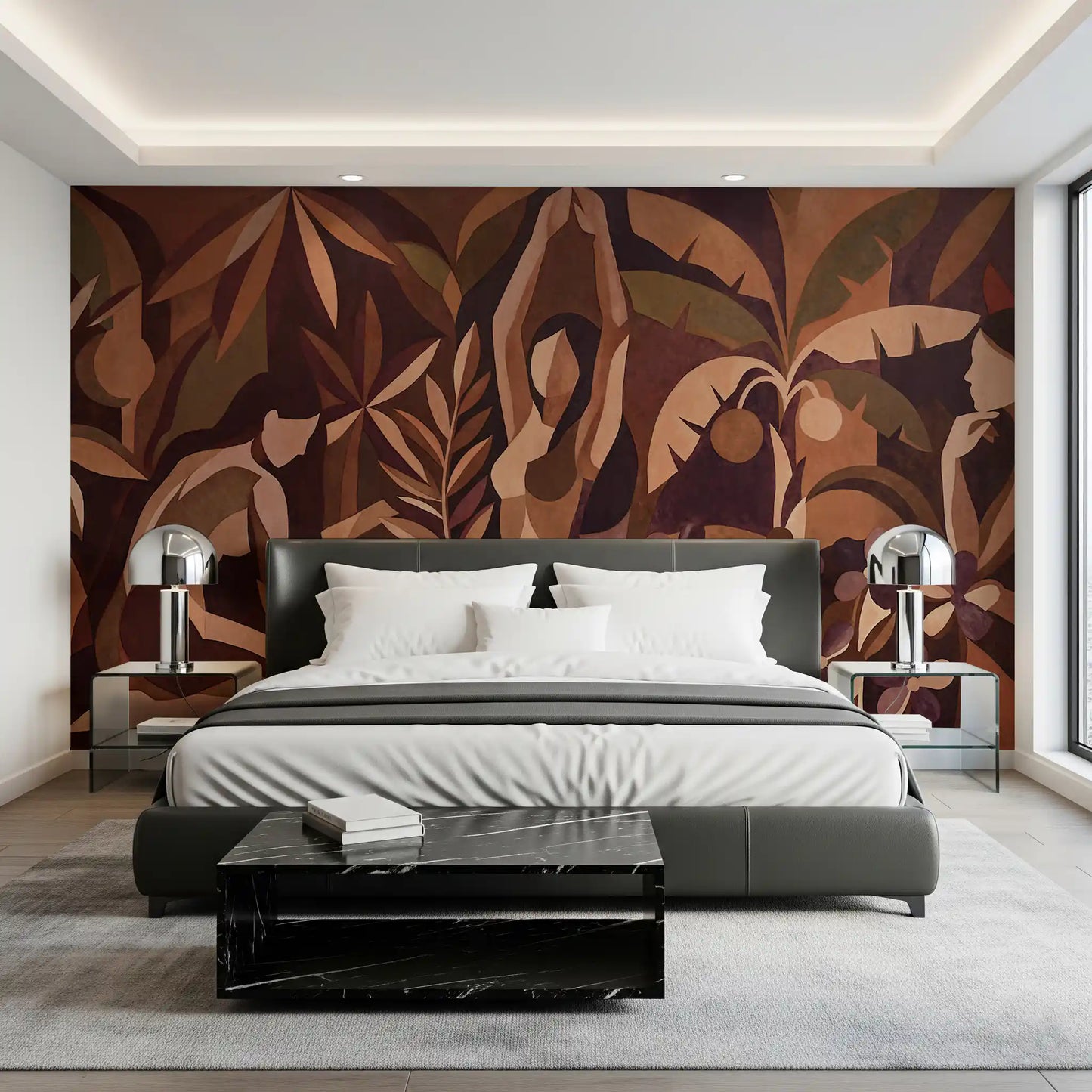 Amber Veil Wall Mural
