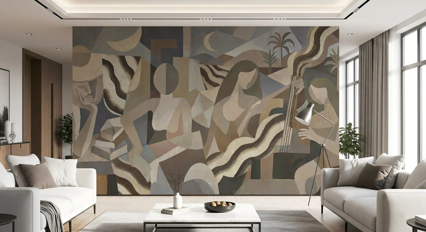 Lunar Drift Wall Mural