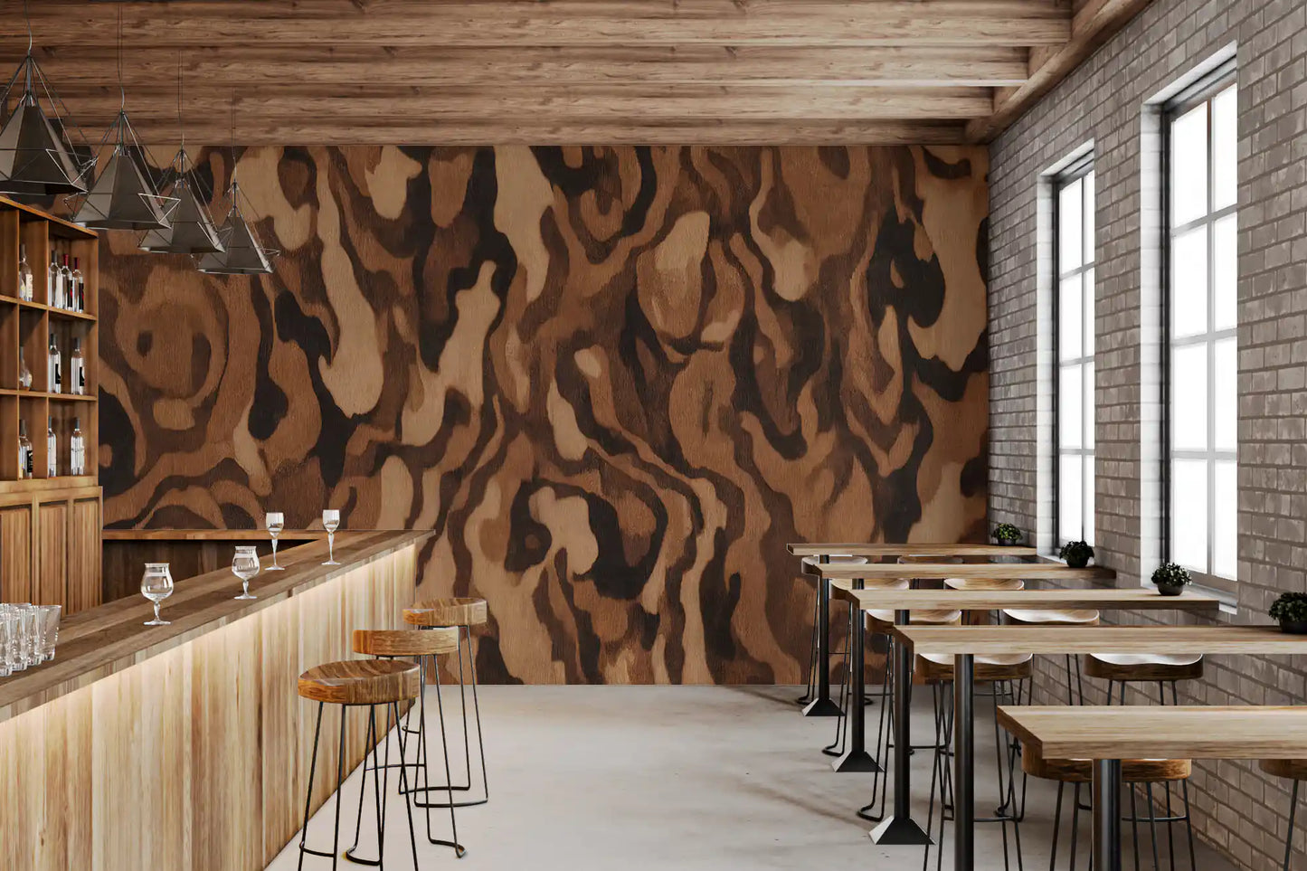 Ettore Grain Wall Mural